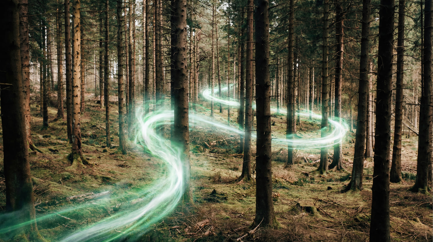 Odeur dans la forêt qu'un chasseur laisse